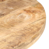 Eettafel 80 cm ruw mangohout - AllerleiShop