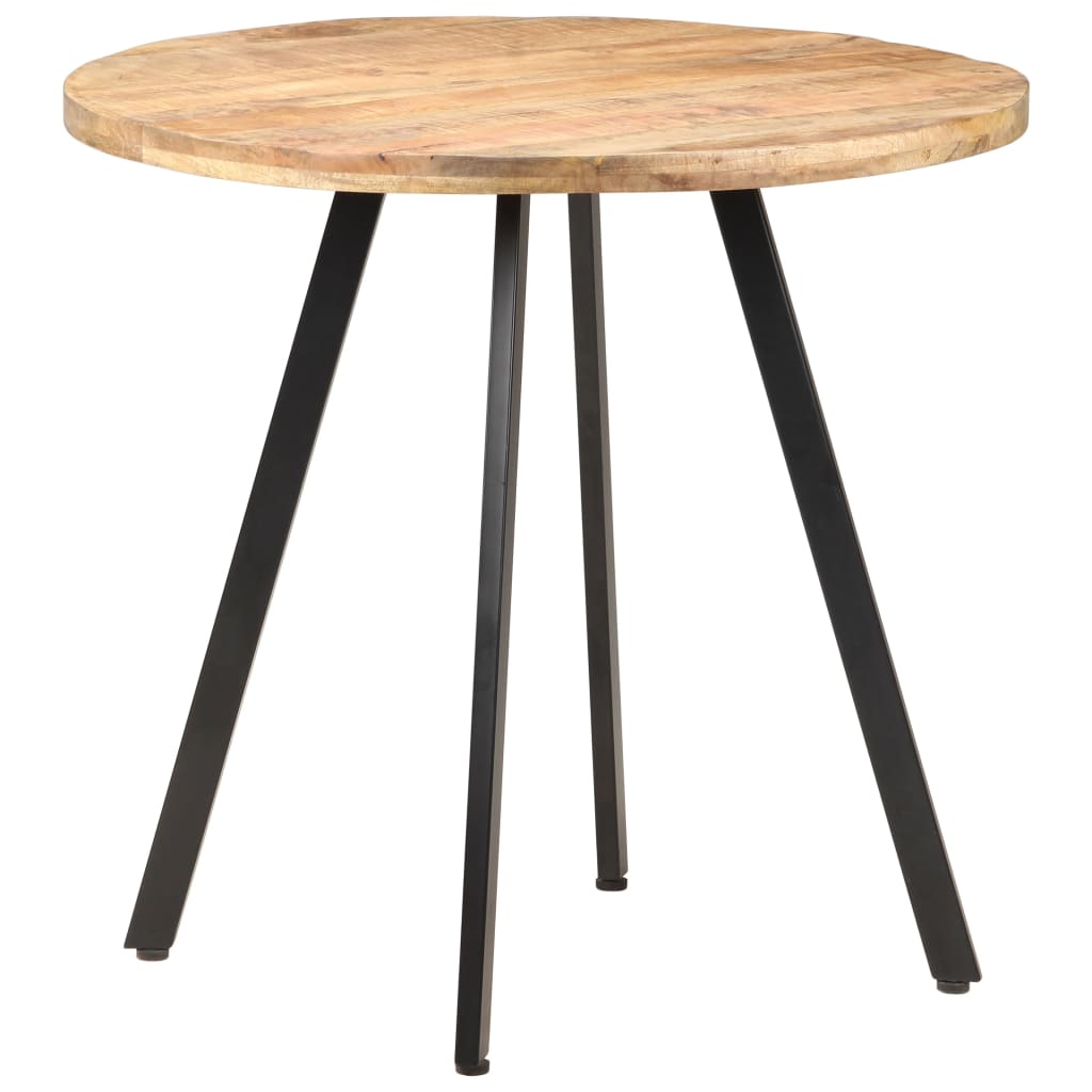 Eettafel 80 cm ruw mangohout - AllerleiShop