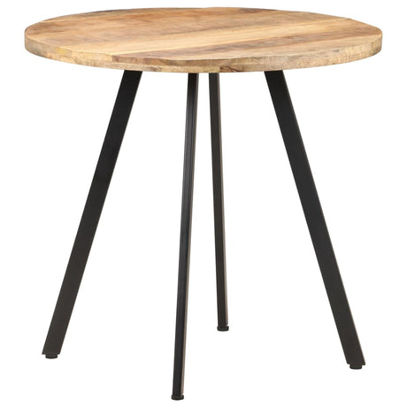 Eettafel 80 cm ruw mangohout - AllerleiShop