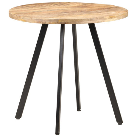 Eettafel 80 cm ruw mangohout - AllerleiShop