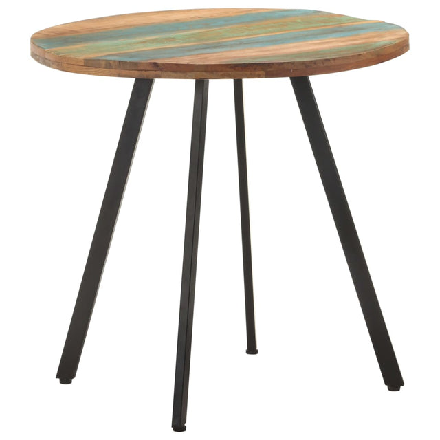 Eettafel 80 cm massief gerecycled hout - AllerleiShop