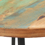 Eettafel 80 cm massief gerecycled hout - AllerleiShop