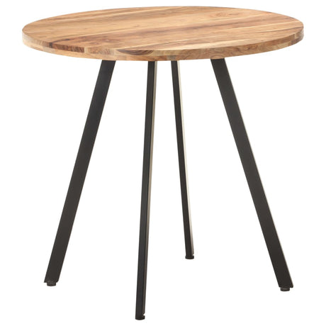 Eettafel 80 cm massief acaciahout - AllerleiShop