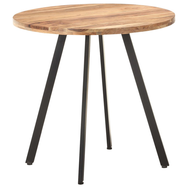 Eettafel 80 cm massief acaciahout - AllerleiShop