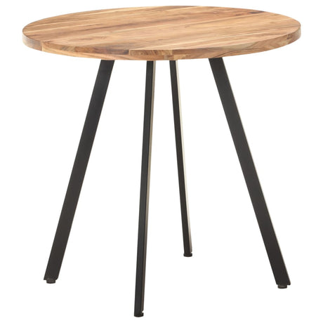 Eettafel 80 cm massief acaciahout - AllerleiShop