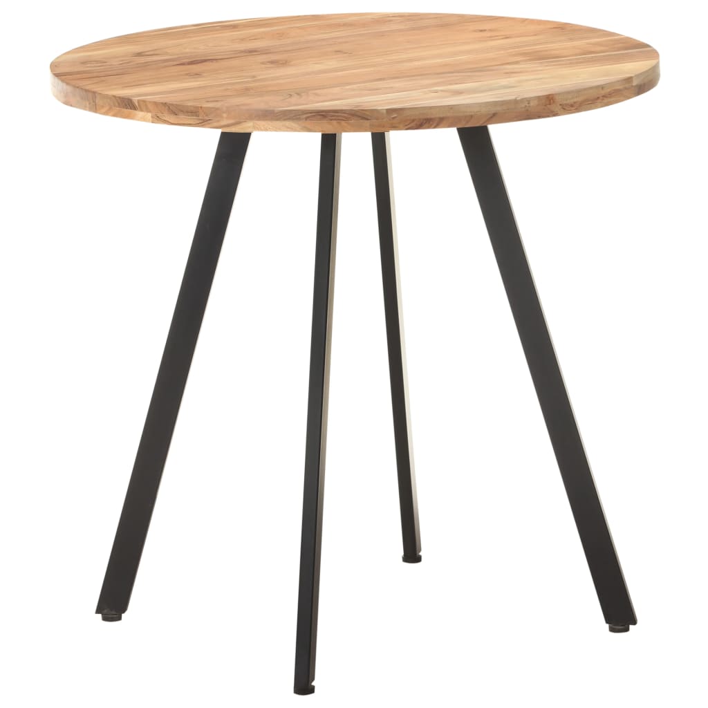 Eettafel 80 cm massief acaciahout - AllerleiShop