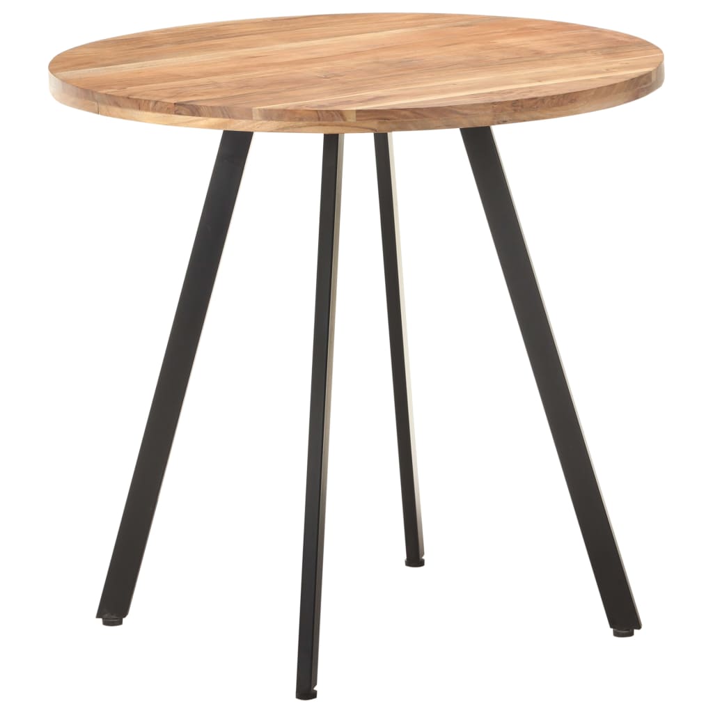 Eettafel 80 cm massief acaciahout - AllerleiShop