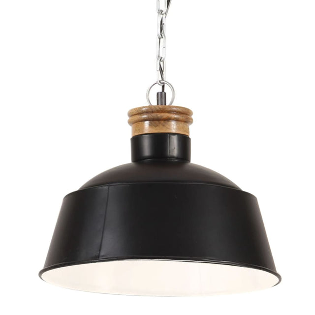 Hanglamp industrieel E27 32 cm zwart - AllerleiShop