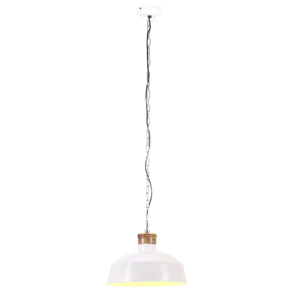 Hanglamp industrieel E27 58 cm wit - AllerleiShop