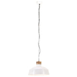 Hanglamp industrieel E27 58 cm wit - AllerleiShop