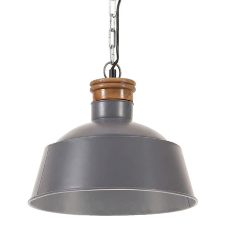 Hanglamp industrieel E27 32 cm grijs - AllerleiShop