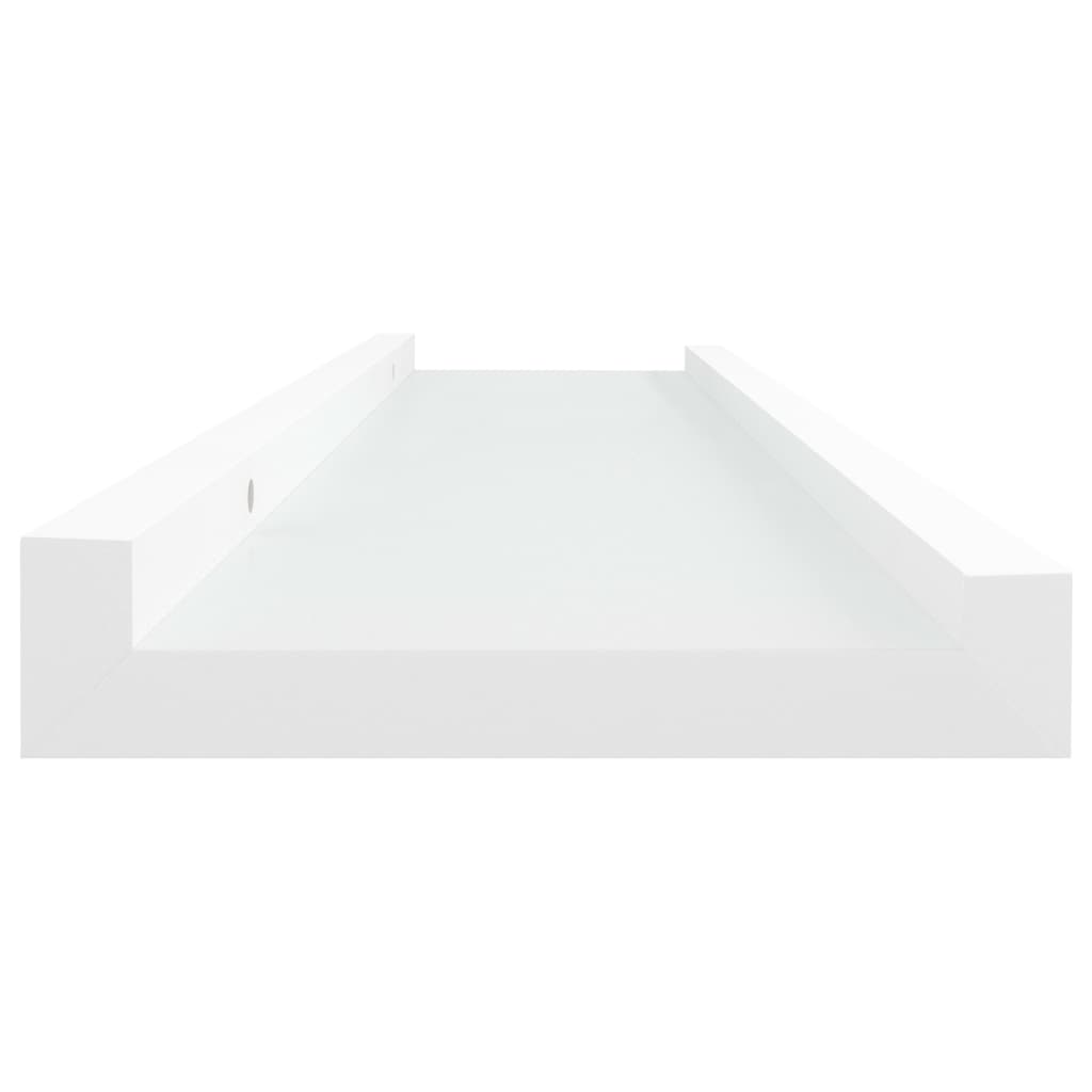 Fotoplanken 2 st 40x9x3 cm MDF wit - AllerleiShop