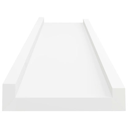 Fotoplanken 2 st 40x9x3 cm MDF wit - AllerleiShop