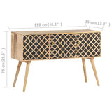 Dressoir 118x35x75 cm massief mangohout - AllerleiShop