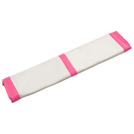 Gymnastiekmat met pomp opblaasbaar 200x200x20 cm PVC roze - AllerleiShop