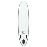 Stand Up Paddleboardset opblaasbaar zwart en wit