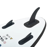 Stand Up Paddleboardset opblaasbaar zwart en wit