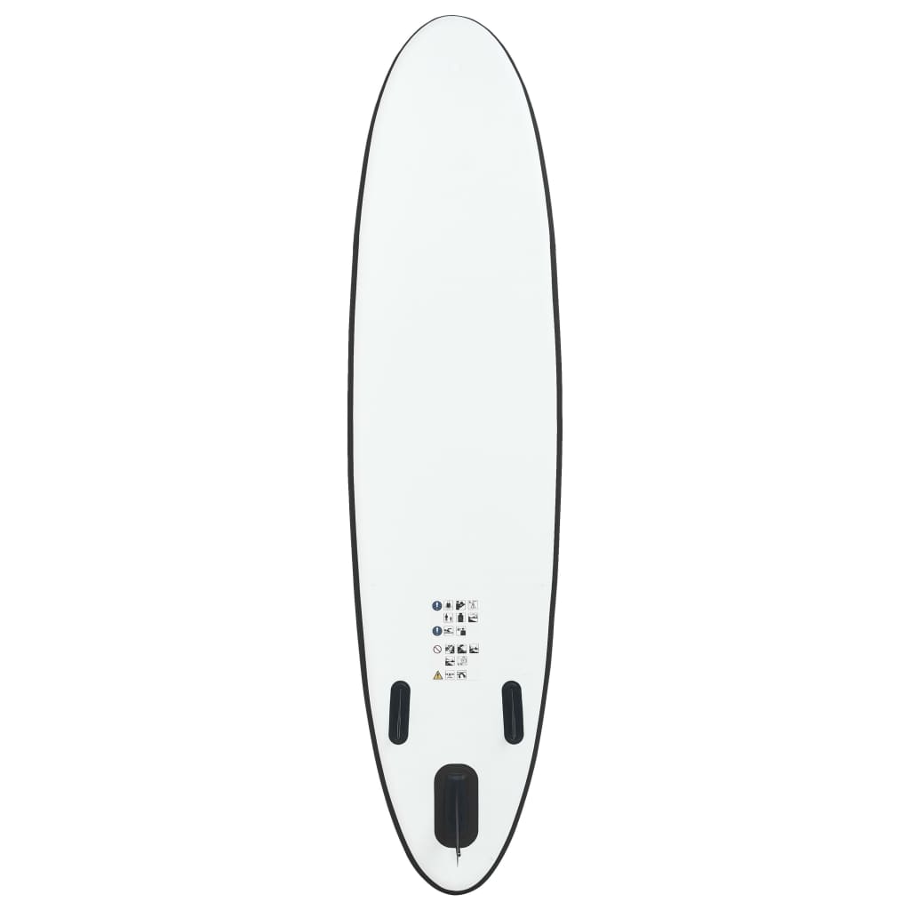 Stand Up Paddleboardset opblaasbaar zwart en wit - AllerleiShop