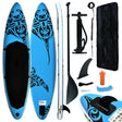 Stand Up Paddleboardset opblaasbaar 366x76x15 cm blauw