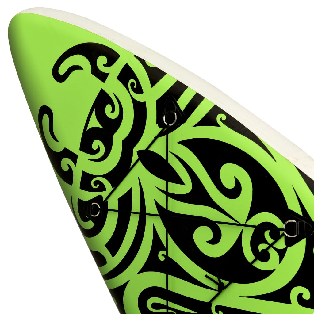 Stand Up Paddleboardset opblaasbaar 305x76x15 cm groen - AllerleiShop