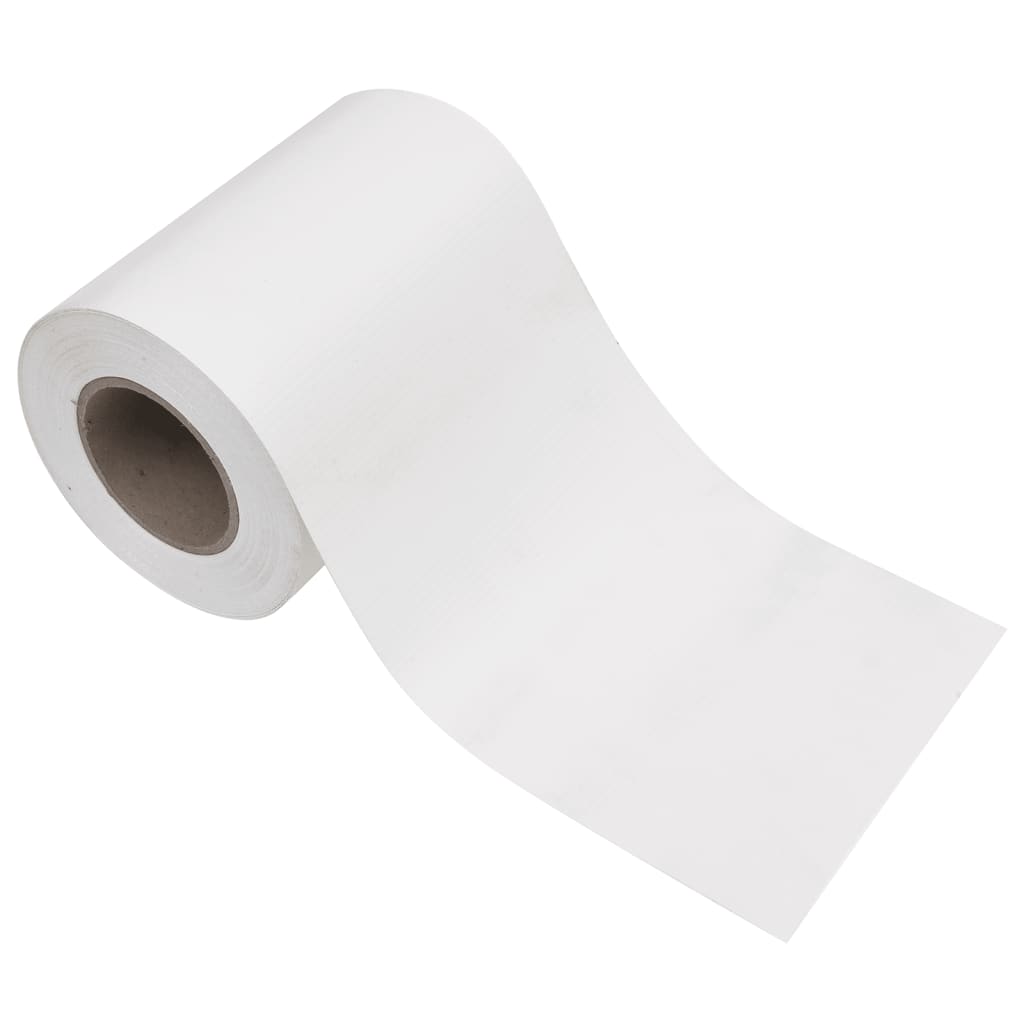 Tuinschermen 4 st 35x0,19 m PVC wit