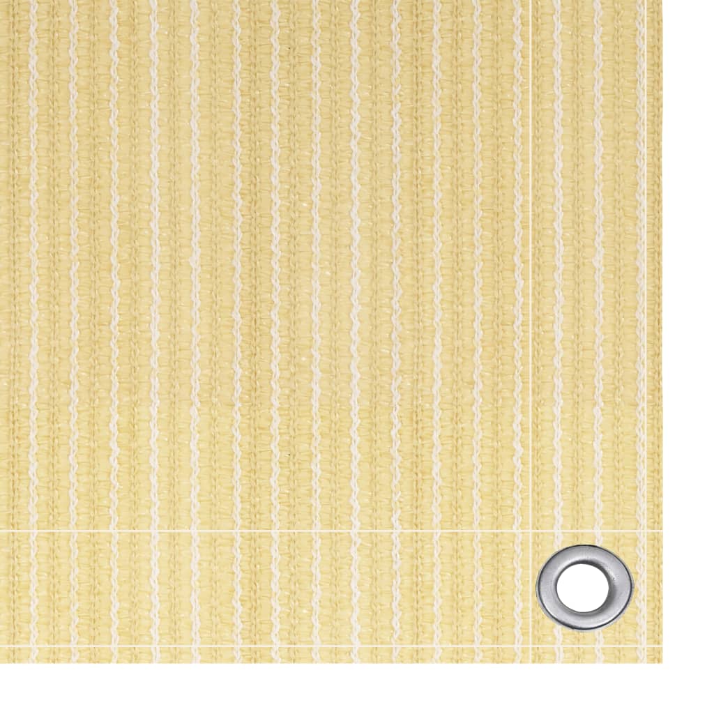 Balkonscherm 75x500 cm HDPE beige