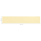 Balkonscherm 90x500 cm HDPE beige