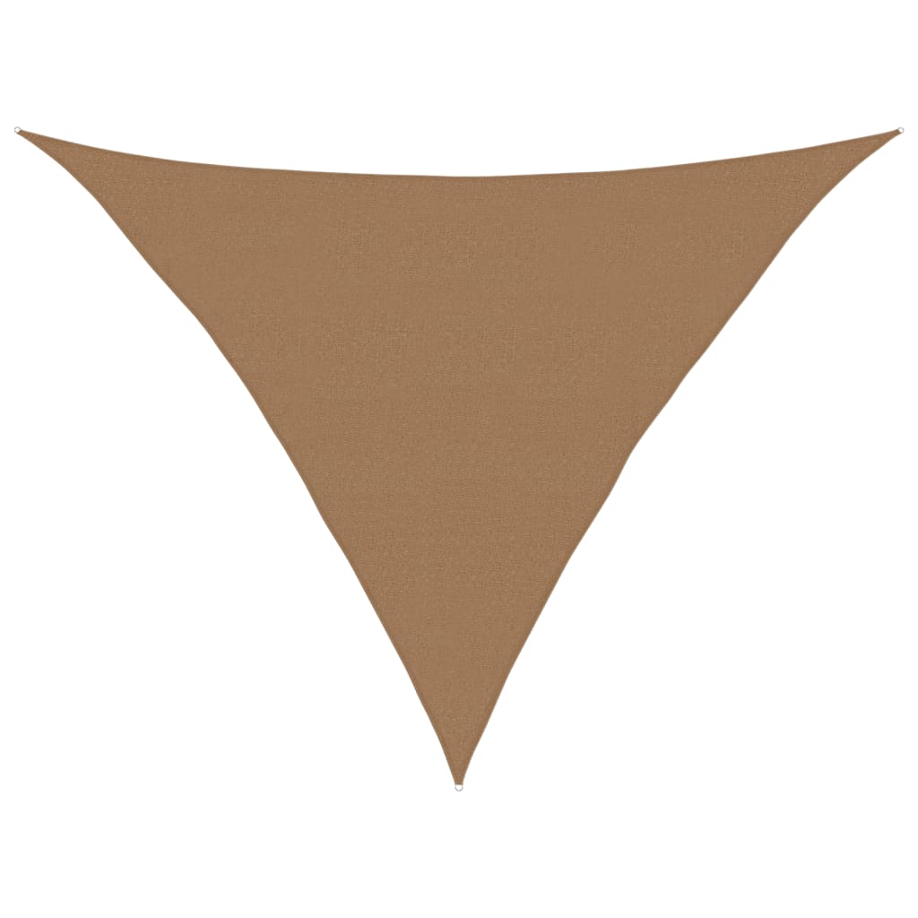 Zonnezeil 160 g/m² 5x5x6 m HDPE taupe