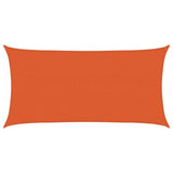 Zonnezeil 160 g/m² rechthoekig 3x6 m HDPE oranje