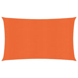 Zonnezeil 160 g/m² rechthoekig 4x7 m HDPE oranje