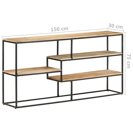 Dressoir 150x30x75 cm ruw mangohout - AllerleiShop