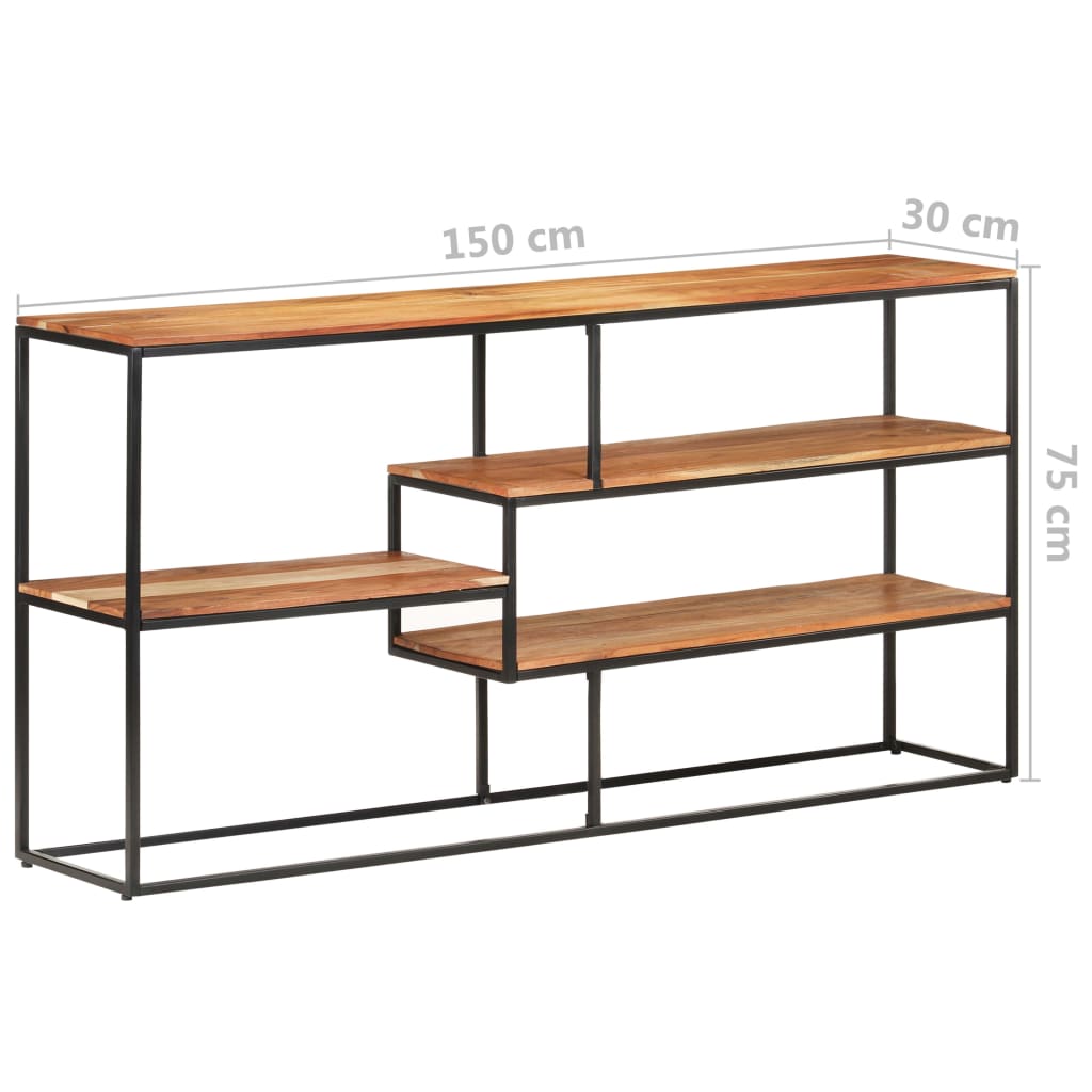 Dressoir 150x30x75 cm massief acaciahout - AllerleiShop