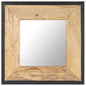 Spiegel 50x50 cm massief mangohout - AllerleiShop