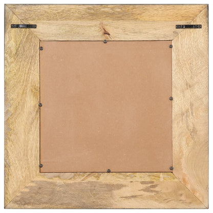 Spiegel 50x50 cm massief mangohout - AllerleiShop