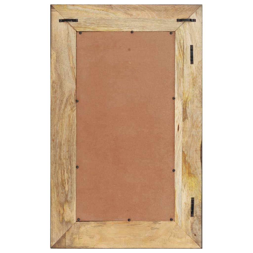 Spiegel 80x50 cm massief mangohout - AllerleiShop