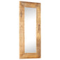 Spiegel handgesneden 110x50x2,5 cm massief mangohout - AllerleiShop