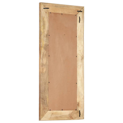 Spiegel handgesneden 110x50x2,5 cm massief mangohout - AllerleiShop