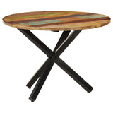 Eettafel rond 100x100x75 cm massief gerecycled hout - AllerleiShop