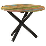 Eettafel rond 100x100x75 cm massief gerecycled hout - AllerleiShop