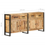 Dressoir 172x35x80 cm massief mangohout - AllerleiShop