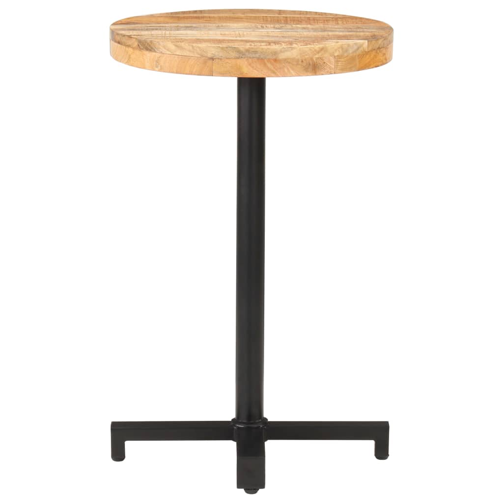 Bistrotafel rond Ø50x75 cm ruw mangohout - AllerleiShop