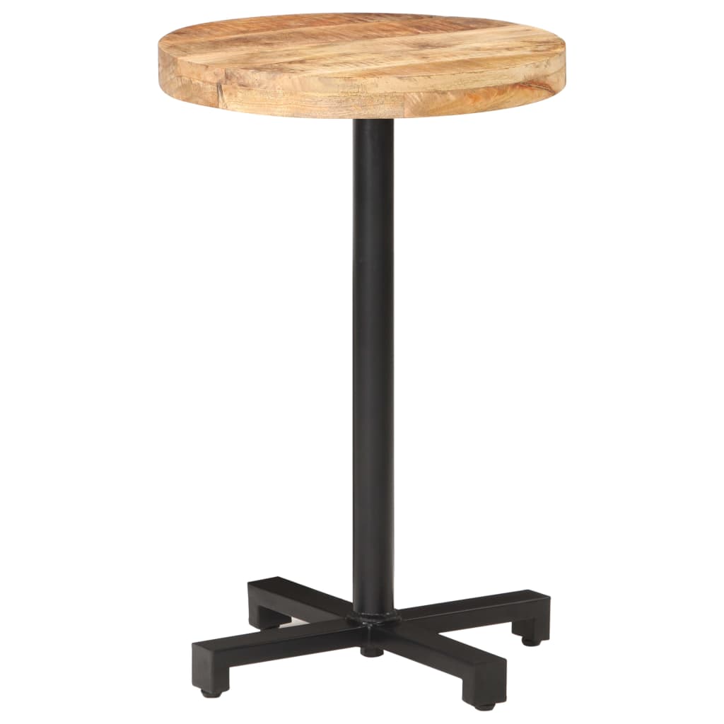 Bistrotafel rond Ø50x75 cm ruw mangohout - AllerleiShop