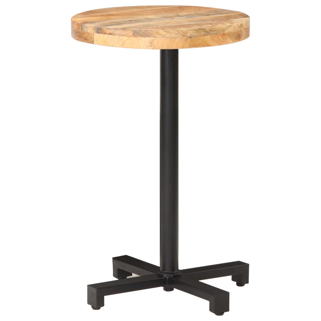 Bistrotafel rond Ø50x75 cm ruw mangohout - AllerleiShop