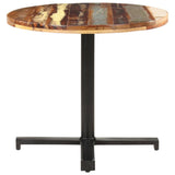 Bistrotafel rond Ø 80x75 cm massief gerecycled hout - AllerleiShop