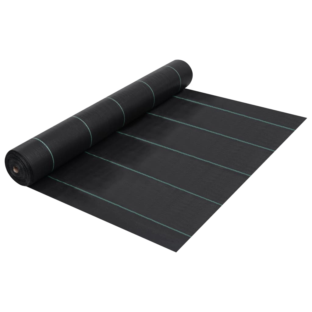 Worteldoek 1x100 m PP zwart - AllerleiShop