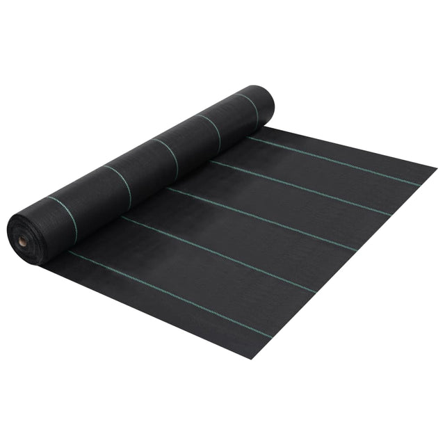 Worteldoek 1x100 m PP zwart - AllerleiShop