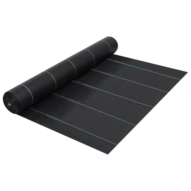 Worteldoek 2x100 m PP zwart - AllerleiShop