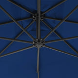 Zweefparasol met stalen paal 300 cm azuurblauw - AllerleiShop