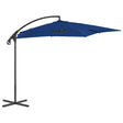 Zweefparasol met stalen paal 250x250 cm azuurblauw - AllerleiShop