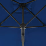 Parasol met stalen paal 300x230 cm blauw - AllerleiShop